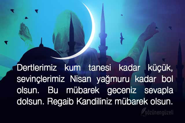 regaip  Kandiliı sözleri